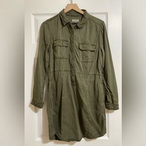 Lucky Brand Military Shirt Dress